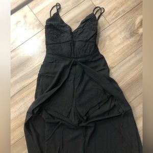 Lush Romper with Dress Overlay- Size Small